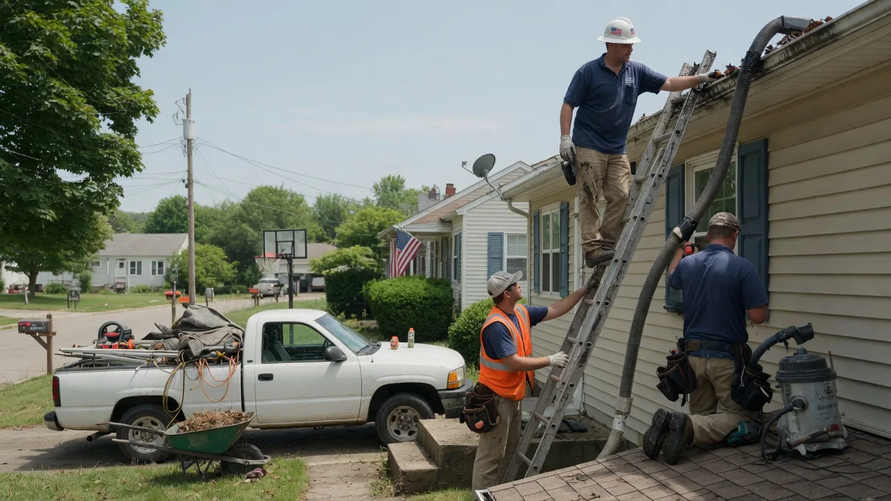 Gutter Installation in Oakford, IN near me